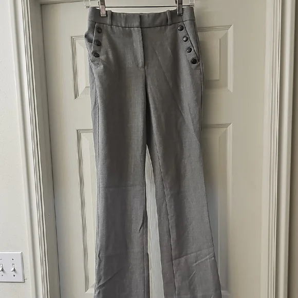 White House Black Market Gray Pant Size 00S  (26 In Waist) - Picture 2 of 8